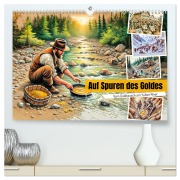 Cover-Bild zum Titel 'Auf den Spuren des Goldes - Vom Goldrausch am Yukon River (hochwertiger Premium Wandkalender 2026 DIN A2 quer), Kunstdruck in Hochglanz' von 'Anja Frost'
