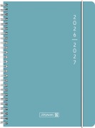 Cover-Bild zum Titel 'Schülerkalender 2026/2027 "Plain Blue" | A5, Kunststoff' von ''