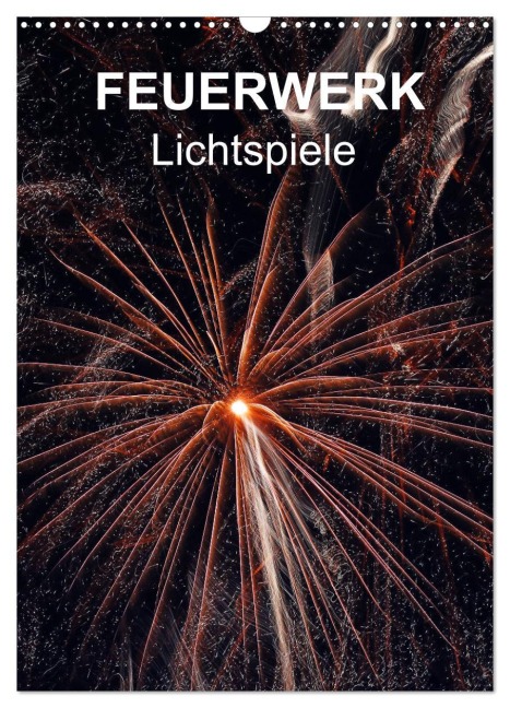FEUERWERK - Lichtspiele (Wandkalender 2026 DIN A3 hoch), CALVENDO Monatskalender - Reinhard Sock