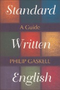 Standard Written English - Philip Gaskell