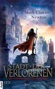Cover-Bild zum Titel 'Die Legende der Roten Sonne - Stadt der Verlorenen' von 'Mark Charan Newton'