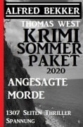 Cover-Bild zum Titel 'Krimi Sommer Paket 2020: Angesagte Morde: 1307 Seiten Thriller Spannung' von 'Alfred Bekker, Thomas West'