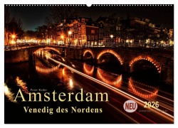 Cover-Bild zum Titel 'Amsterdam - Venedig des Nordens (Wandkalender 2026 DIN A2 quer), CALVENDO Monatskalender' von 'Peter Roder'