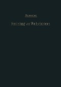 Cover-Bild zum Titel 'Die Fernleitung von Wechselströmen' von 'G. Roeßler'