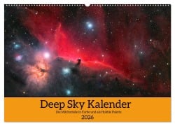 Cover-Bild zum Titel 'Deep Sky Kalender (Wandkalender 2026 DIN A2 quer), CALVENDO Monatskalender' von 'Harald Becher'