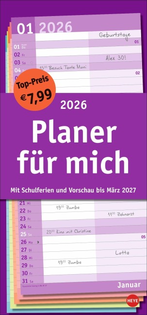 Basic Planer für mich 2026 - 