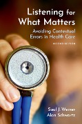 Cover-Bild zum Titel 'Listening for What Matters' von 'Md Weiner, Schwartz'