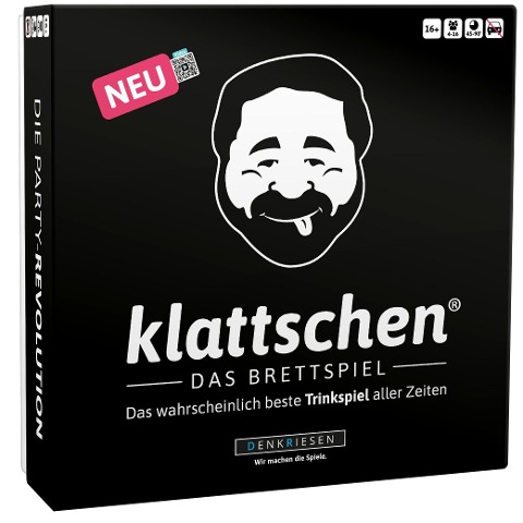 klattschen® - Trinkspiel - DAS BRETTSPIEL - Das wahrscheinlich beste Trinkspiel aller Zeiten - 