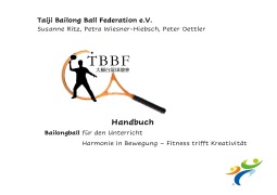 Cover-Bild zum Titel 'Handbuch Bailongball für den Unterricht' von 'Petra Wiesner-Hiebsch Susanne Ritz'
