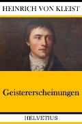 Cover-Bild zum Titel 'Geistererscheinungen' von 'Heinrich Von Kleist'
