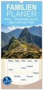 Cover-Bild zum Titel 'Familienplaner 2027 - Peru - Traumreise durch das Land der Inka mit 5 Spalten (Wandkalender, 21 x 45 cm) CALVENDO' von 'Dirk Meutzner'