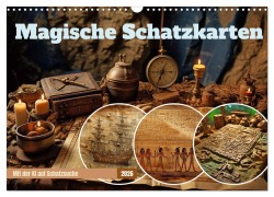 Cover-Bild zum Titel 'Magische Schatzkarten (Wandkalender 2026 DIN A3 quer), CALVENDO Monatskalender' von 'Steffen Gierok-Latniak'