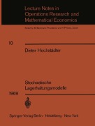 Cover-Bild zum Titel 'Stochastische Lagerhaltungsmodelle' von 'Dieter Hochstädter'
