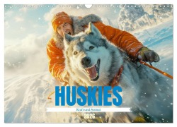 Cover-Bild zum Titel 'Huskies - Kraft und Anmut (Wandkalender 2026 DIN A3 quer), CALVENDO Monatskalender' von 'Liselotte Brunner-Klaus'