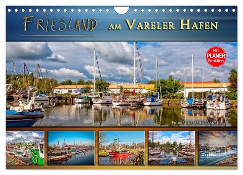 Friesland - am Vareler Hafen (Wandkalender 2025 DIN A4 quer), CALVENDO Monatskalender - Peter Roder