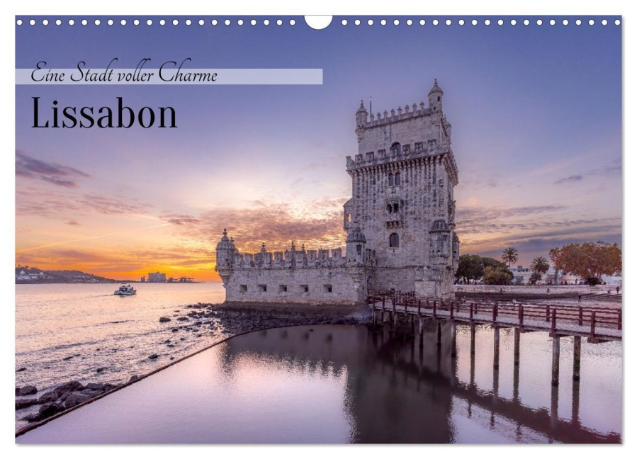 Eine Stadt voller Charme - Lissabon (Wandkalender 2026 DIN A3 quer), CALVENDO Monatskalender - Ellenlichtenheldt Ellenlichtenheldt