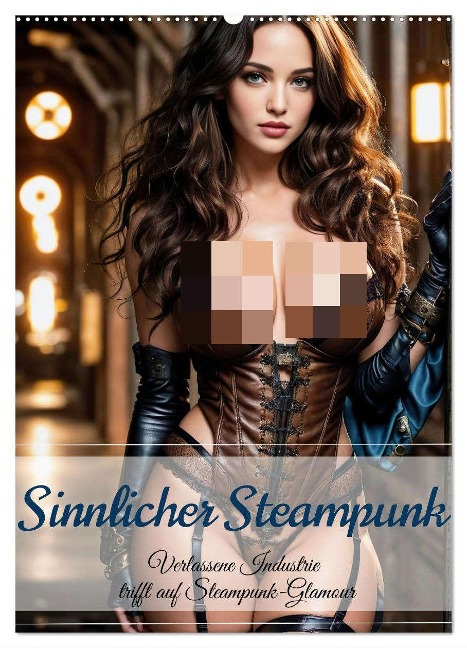 Sinnlicher Steampunk (Wandkalender 2025 DIN A2 hoch), CALVENDO Monatskalender - Ally Bee