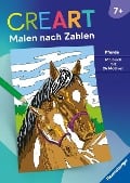 Cover-Bild zum Titel 'CreArt Malen nach Zahlen ab 7: Pferde' von ''