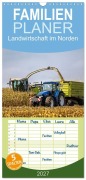 Cover-Bild zum Titel 'Familienplaner 2027 - Landwirtschaft im Norden mit 5 Spalten (Wandkalender, 21 x 45 cm) CALVENDO' von 'Bianka Bondiek'
