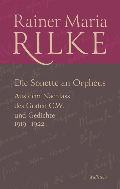 Die Sonette an Orpheus - Rainer Maria Rilke