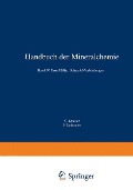 Handbuch der Mineralchemie - 