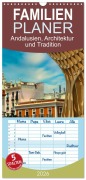 Cover-Bild zum Titel 'Familienplaner 2026 - Andalusien, Architektur und Tradition mit 5 Spalten (Wandkalender, 21 x 45 cm) CALVENDO' von 'Herbert Böck'