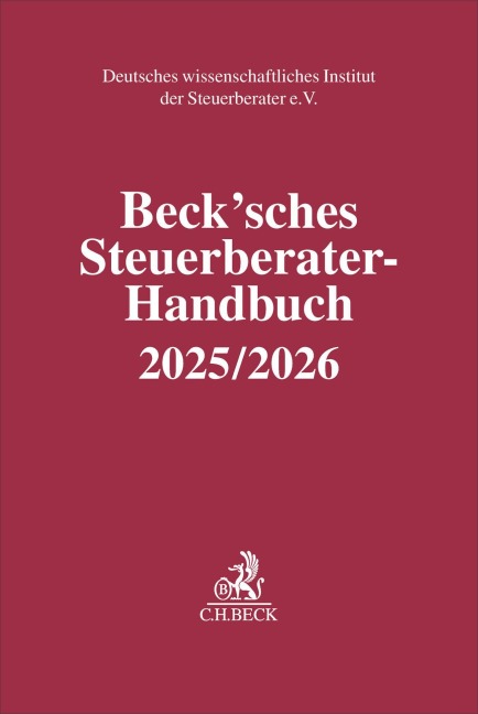 Beck'sches Steuerberater-Handbuch 2025/2026 - 
