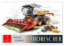 Mähdrescher - Design Studien (Wandkalender 2026 DIN A2 quer), CALVENDO Monatskalender - Peter Roder