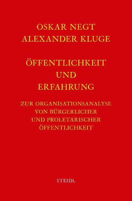 Werkausgabe Bd. 4 / Öffentlichkeit und Erfahrung - Oskar Negt, Alexander Kluge