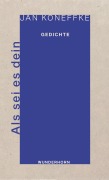 Cover-Bild zum Titel 'Als sei es dein' von 'Jan Koneffke'