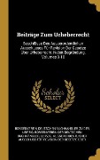 Beiträge Zum Urheberrecht - Börsenverein Deutschen Buc der Leipzig