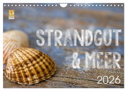 Cover-Bild zum Titel 'Strandgut und Meer 2026 (Wandkalender 2026 DIN A4 quer), CALVENDO Monatskalender' von 'Andrea Haase'