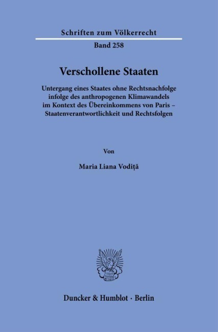 Verschollene Staaten. - Maria Liana Vodita