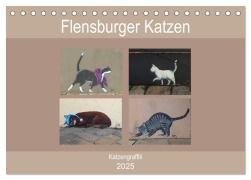 Flensburger Katzen (Tischkalender 2025 DIN A5 quer), CALVENDO Monatskalender - Martina Busch