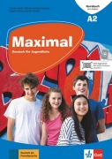 Cover-Bild zum Titel 'Maximal A2. Kursbuch mit Audios' von 'Claudia Brass, Dagmar Glück, Elzbieta Krulak-Kempisty, Giorgio Motta'