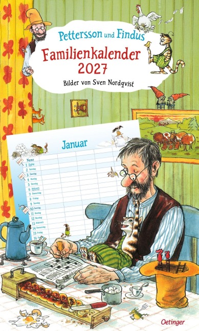 Pettersson und Findus. Familienkalender 2027 - Sven Nordqvist