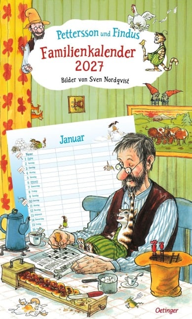 Pettersson und Findus. Familienkalender 2027 - Sven Nordqvist