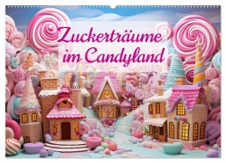 Cover-Bild zum Titel 'Zuckerträume im Candyland (Wandkalender 2027 DIN A2 quer), CALVENDO Monatskalender' von 'Ally Bee'