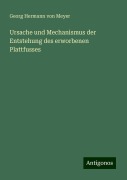 Ursache und Mechanismus der Entstehung des erworbenen Plattfusses - Georg Hermann Von Meyer