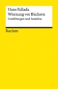 Cover-Bild zum Titel 'Warnung vor Büchern. Erzählungen und Berichte' von 'Hans Fallada'