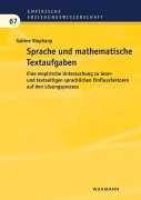 Cover-Bild zum Titel 'Sprache und mathematische Textaufgaben' von 'Sabine Stephany'