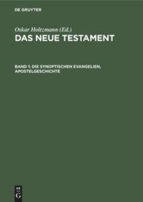 Die synoptischen Evangelien, Apostelgeschichte - 