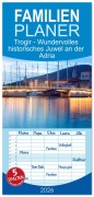 Familienplaner 2026 - Trogir - Wundervolles historisches Juwel an der Adria mit 5 Spalten (Wandkalender, 21 x 45 cm) CALVENDO - Drachenkind-Fotografie Drachenkind-Fotografie
