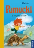Cover-Bild zum Titel 'Pumuckl, Tiergeschichten' von 'Uli Leistenschneider, Ellis Kaut'