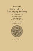 Cover-Bild zum Titel 'Siebente Österreichische Ärztetagung Salzburg' von ''