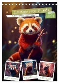 Lustige rote Panda (Tischkalender 2024 DIN A5 hoch), CALVENDO Monatskalender - Steffen Gierok-Latniak