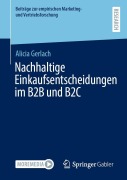 Cover-Bild zum Titel 'Nachhaltige Einkaufsentscheidungen im B2B und B2C' von 'Alicia Gerlach'