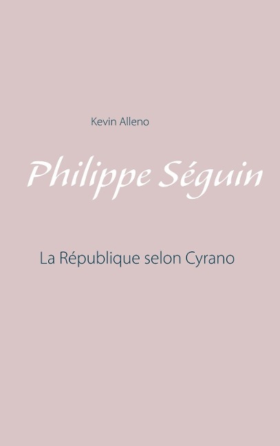 Philippe Séguin - Kevin Alleno