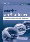 Cover-Bild zum Titel 'Mathe an Stationen, Umgang mit dem Taschenrechner' von 'Marco Bettner, Erik Dinges'