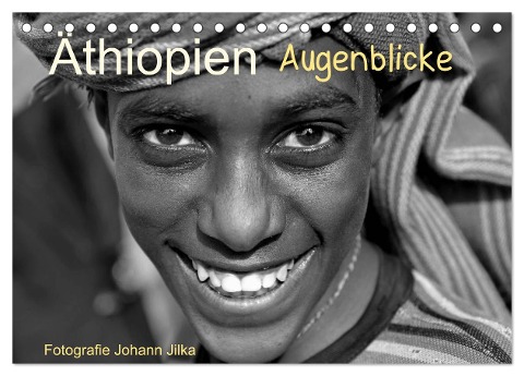 Äthiopien Augenblicke (Tischkalender 2024 DIN A5 quer), CALVENDO Monatskalender - Johann Jilka
